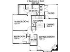 1 Floor Plan 2x2 - Country View, Boerne, TX