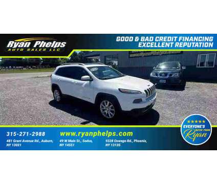 2016 Jeep Cherokee for sale is a White 2016 Jeep Cherokee Car for Sale in Auburn NY