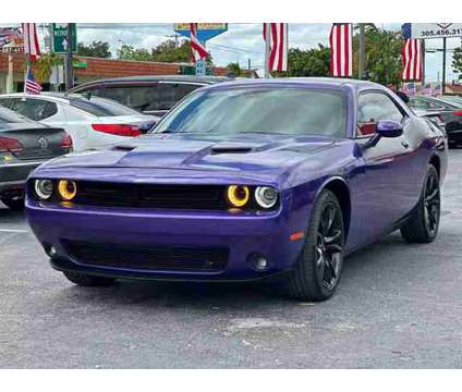 2018 Dodge Challenger for sale is a Purple 2018 Dodge Challenger Car for Sale in Hallandale Beach FL
