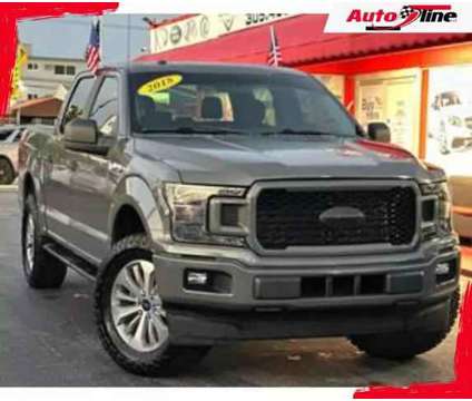 2018 Ford F150 SuperCrew Cab for sale is a Grey 2018 Ford F-150 SuperCrew Car for Sale in Hallandale Beach FL