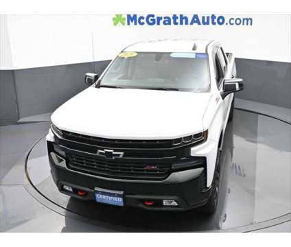 2021 Chevrolet Silverado 1500 4WD Crew Cab Short Bed LT Trail Boss is a White 2021 Chevrolet Silverado 1500 Truck in Dubuque IA