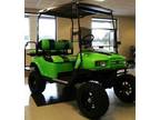 EZ-GO Lifted Lime Green 36 Volt Electric Golf Cart