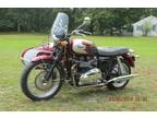 2009 Triumph Bonneville T-100 865cc with sidecar