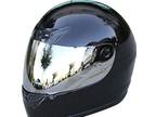 New Street Fighter Motorcycle HELMET DOT Black Full Face ALLRIDERGEAR