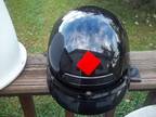 Black Half Motorcycle Helmet Size XL , XTS by HD Power Sports