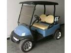 Baby Blue 48v Electric Club Car Precedent Golf Cart w/ Custom Rims & Tires