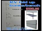 RV fold up bunk beds sofa