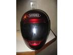 Shoei Red Size Xl Motorcycle Helmet