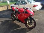 Mint 2008 Red Ducati 848 Motorcycle Racing Street Bike Low Miles Italy