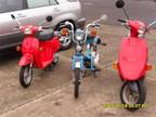 3 Honda scooters / mopeds 50cc