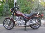 1982 Yamaha Maxim XS400J stock, 58MPG,stored inside, 3417 original mi