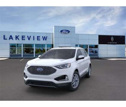 2024 Ford Edge SEL is a White 2024 Ford Edge SEL SUV in Battle Creek MI