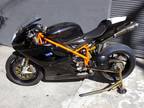2008 Ducati 1098R race bike with low-mileage RS