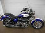 2013 Triumph America - Sapphire Blue / Crystal White