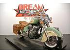 2016 Indian Chief Vintage Willow Green and Ivory Cream