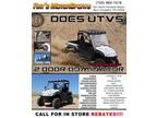 Brand New 800 Series Dominator 4x4 UTV: 4WD, 60Hp- 2 Year Warranty