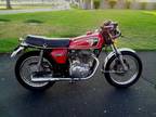 1975 Honda CB 360 CB360 Clean Title Classic Blue Plate Cafe Racer