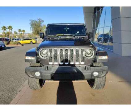 2018 Jeep Wrangler Unlimited Sahara is a Grey 2018 Jeep Wrangler Unlimited Car for Sale in Henderson NV