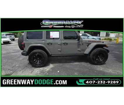 2022 Jeep Wrangler Unlimited Rubicon is a Grey 2022 Jeep Wrangler Unlimited Car for Sale in Orlando FL