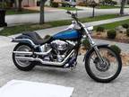 $7,500 2004 Harley Davidson Two-Tone Luxury Impact Blue Fxstdi Softail Deuce
