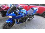 2007 Yamaha FZ6 Motorcycle (Blue & Red)