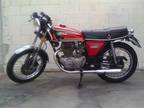 1975 Honda CB 360 CB360T Clean Title Classic Blue Plate Cafe Racer