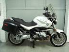 2010 BMW R1200R, White with only 19725 miles, ex. condition