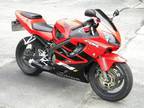 2002 Honda CBR Red Black