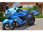 2012 Kawasaki Ninja ZX-14, loaded, blue Pristine