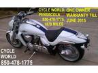 2009 Suzuki M109 Limited. Meta White & Blue.1800 Miles