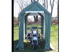 5x10x8 Motorcycle Storage Shelter by Rhino Shelter