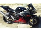 2003 YAMAHA YZF-R1 BLACK WITH RED FLAMES 16000 MILES-Need A Transmissi