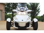 14 Can Am Spyder RT Limited SE6 Pearl White Zumo GPS 1330 CC