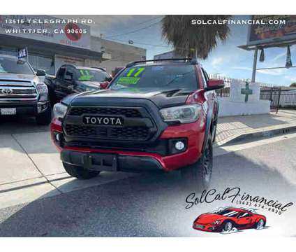 2017 Toyota Tacoma Double Cab for sale is a Red 2017 Toyota Tacoma Double Cab Car for Sale in Whittier CA