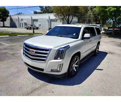 2016 Cadillac Escalade ESV for sale is a White 2016 Cadillac Escalade ESV Car for Sale in Hallandale Beach FL