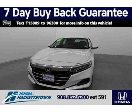 2022UsedHondaUsedAccordUsed1.5 CVT is a Silver, White 2022 Honda Accord Car for Sale in Hackettstown NJ