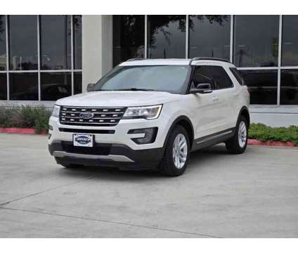 2017UsedFordUsedExplorerUsedFWD is a Silver, White 2017 Ford Explorer Car for Sale in Lewisville TX