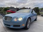 2007 Bentley Continental GTC 2dr Convertible AWD Blue, Low Miles