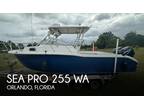 2003 Sea Pro 255 wa Boat for Sale