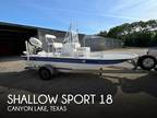 2018 Shallow Sport 18 Sport Boat for Sale