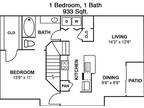 3 Floor Plan 1x1 - Silverado, Frisco, TX