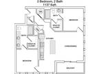 2 Floor Plan 2x2 - Katy Trail Uptown, Dallas, TX
