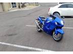 Blue 2007 Custom Suzuki Hayabusa