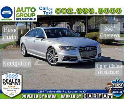 2014 Audi S6 for sale is a Silver 2014 Audi S6 5.2 quattro Car for Sale in Louisville KY