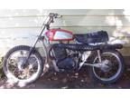 stolen 1974 Husky wr400 Vintage Motocross Motorcycle Husqvarna