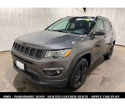 2021 Jeep Compass Latitude PANORAMIC ROOF is a Grey 2021 Jeep Compass Latitude SUV in Saint Charles IL