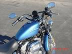 2005 Harley XL883L Sportster Chopper Blue - Very Good Condition