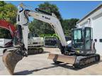 Bobcat E85 mini excavator year 2018