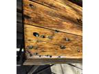 CUSTOM Antique Primitive Maple Workbench Side Table Steampunk Industrial Mancave