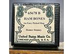 HAM BONES- An Easy Picked Rag - mint never played recut